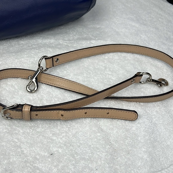 Coach 2013 Navy and Teal  Bag - Picture 2 of 9